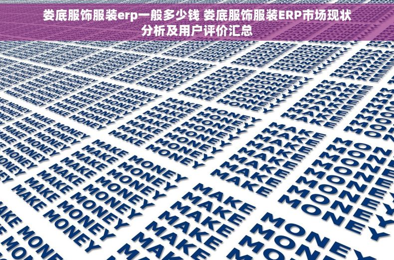 娄底服饰服装erp一般多少钱 娄底服饰服装ERP市场现状分析及用户评价汇总