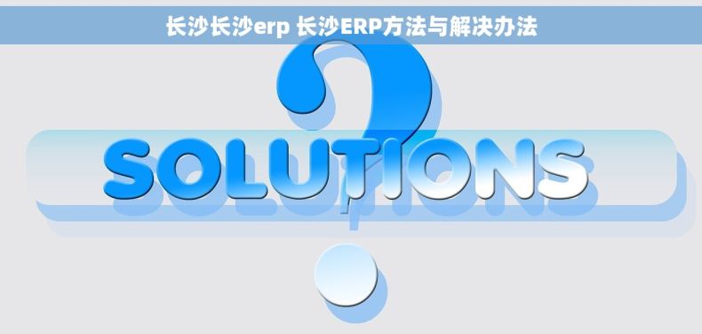长沙长沙erp 长沙ERP方法与解决办法