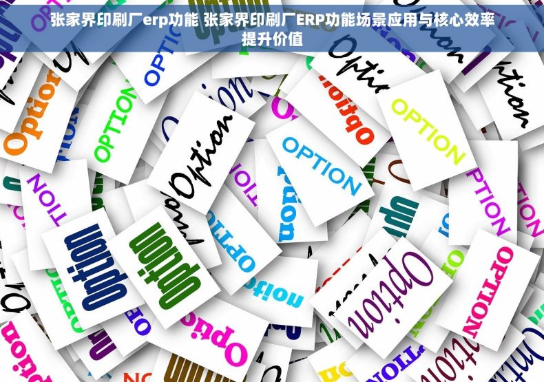 张家界印刷厂erp功能 张家界印刷厂ERP功能场景应用与核心效率提升价值