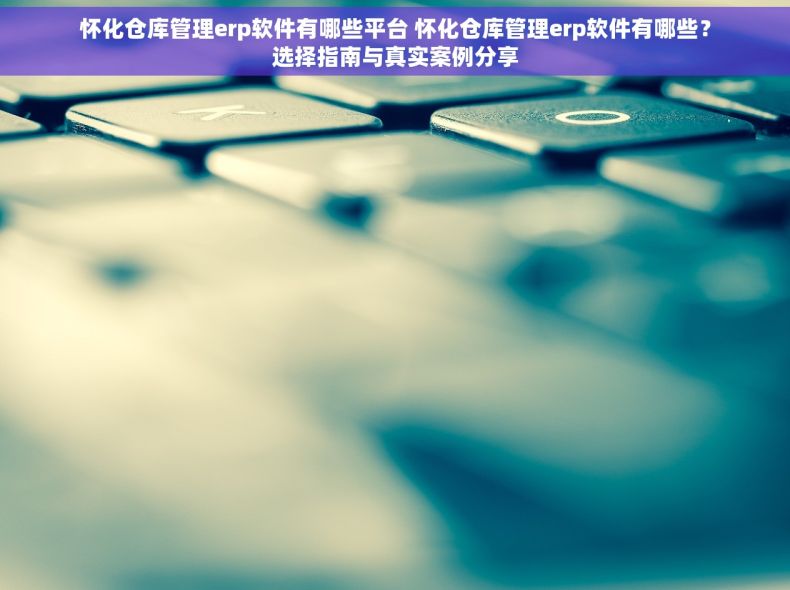 怀化仓库管理erp软件有哪些平台 怀化仓库管理erp软件有哪些？选择指南与真实案例分享