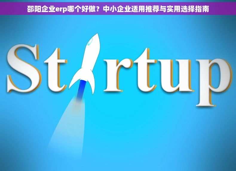邵阳企业erp哪个好做？中小企业适用推荐与实用选择指南