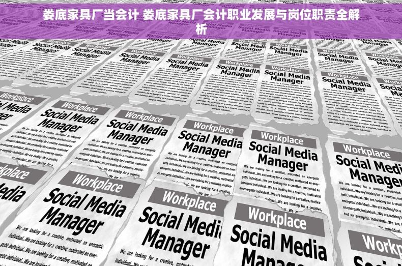 娄底家具厂当会计 娄底家具厂会计职业发展与岗位职责全解析