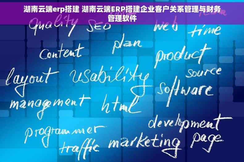 湖南云端erp搭建 湖南云端ERP搭建企业客户关系管理与财务管理软件 湖南云端erp搭建 湖南云端ERP搭建企业客户关系管理与财务管理软件