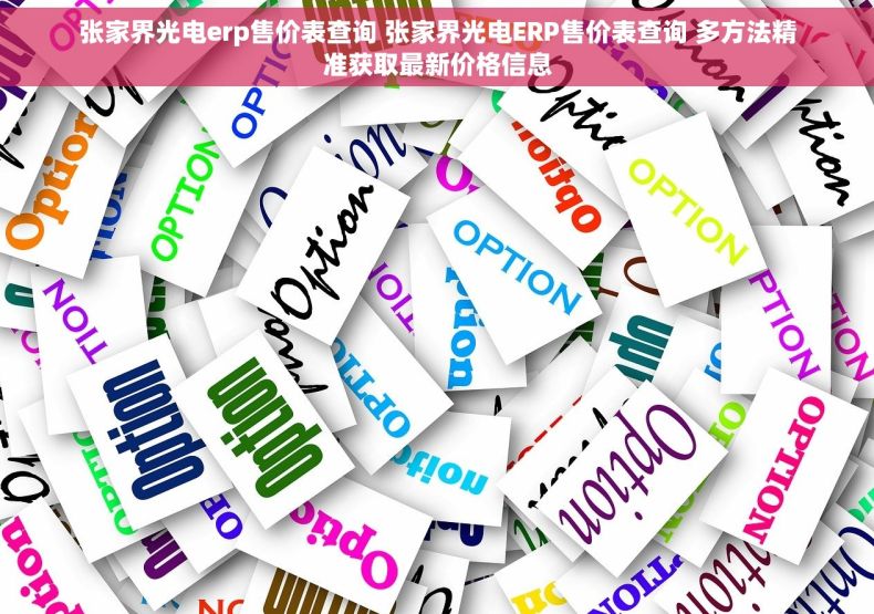 张家界光电erp售价表查询 张家界光电ERP售价表查询 多方法精准获取最新价格信息 张家界光电erp售价表查询 张家界光电ERP售价表查询 多方法精准获取最新价格信息