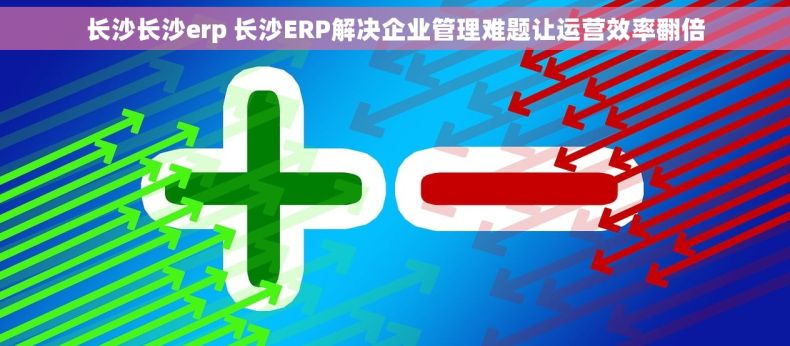长沙长沙erp 长沙ERP解决企业管理难题让运营效率翻倍