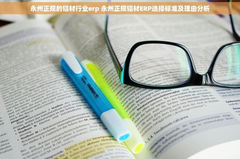 永州正规的铝材行业erp 永州正规铝材ERP选择标准及理由分析