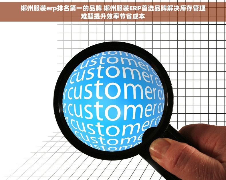 郴州服装erp排名第一的品牌 郴州服装ERP首选品牌解决库存管理难题提升效率节省成本