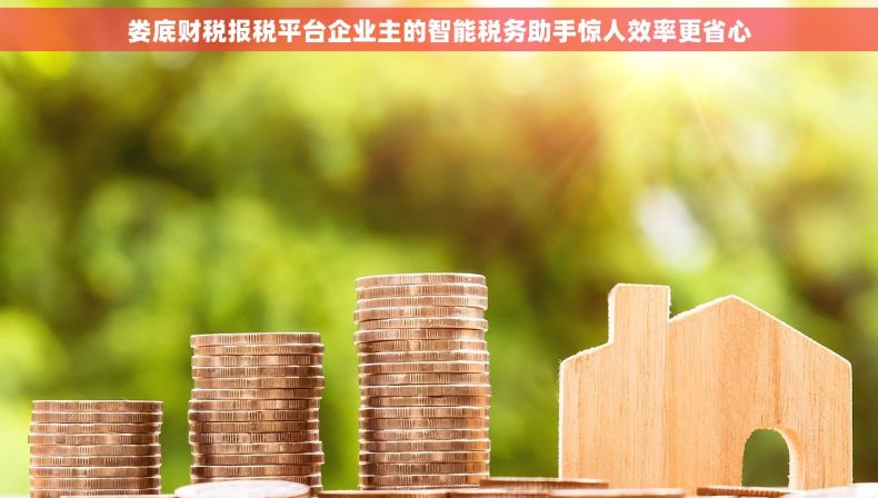 娄底财税报税平台企业主的智能税务助手惊人效率更省心 娄底财税报税平台企业主的智能税务助手惊人效率更省心