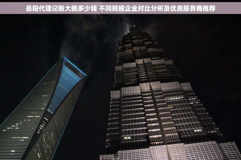 岳阳代理记账大概多少钱 不同规模企业对比分析及优质服务商推荐 岳阳代理记账大概多少钱 不同规模企业对比分析及优质服务商推荐