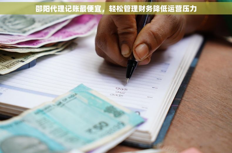 邵阳代理记账最便宜，轻松管理财务降低运营压力