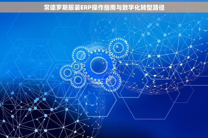 常德罗斯服装ERP操作指南与数字化转型路径
