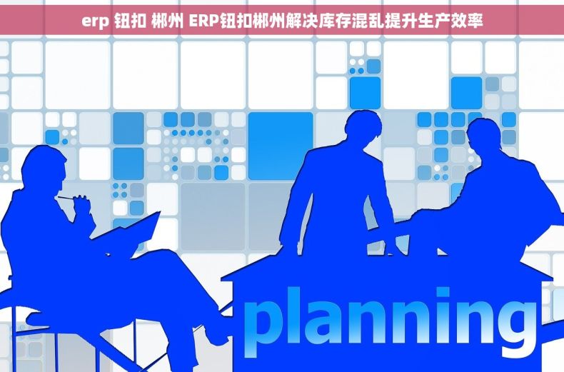 erp 钮扣 郴州 ERP钮扣郴州解决库存混乱提升生产效率