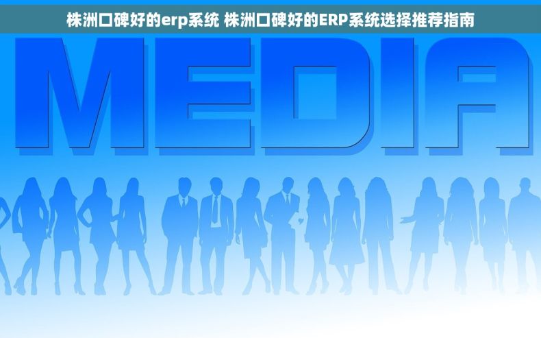 株洲口碑好的erp系统 株洲口碑好的ERP系统选择推荐指南