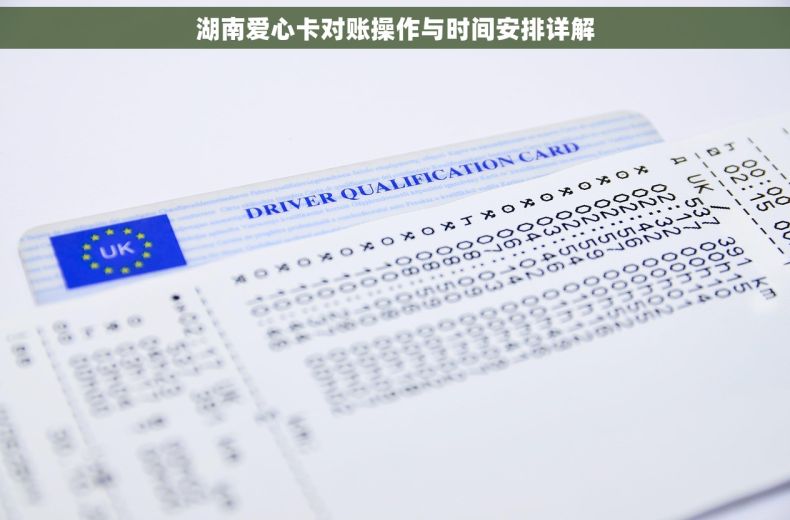 湖南爱心卡对账操作与时间安排详解 湖南爱心卡对账操作与时间安排详解
