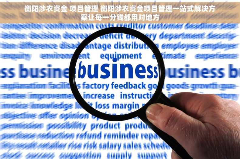 衡阳涉农资金 项目管理 衡阳涉农资金项目管理一站式解决方案让每一分钱都用对地方