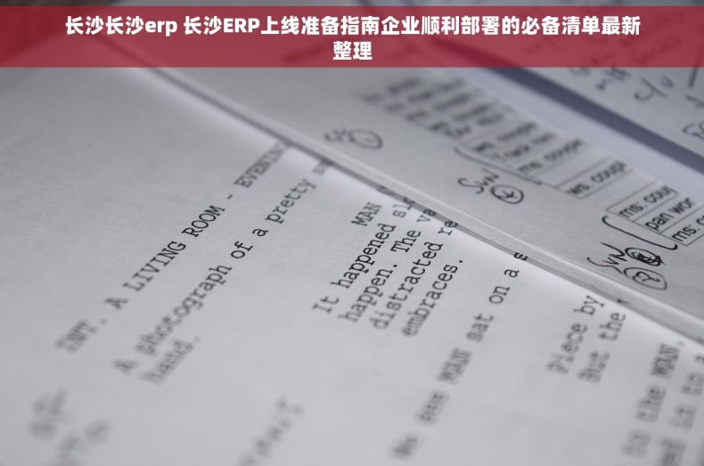 长沙长沙erp 长沙ERP上线准备指南企业顺利部署的必备清单最新整理 长沙长沙erp 长沙ERP上线准备指南企业顺利部署的必备清单最新整理