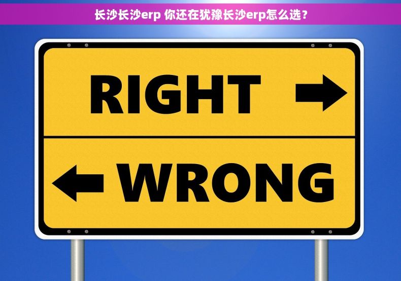 长沙长沙erp 你还在犹豫长沙erp怎么选？