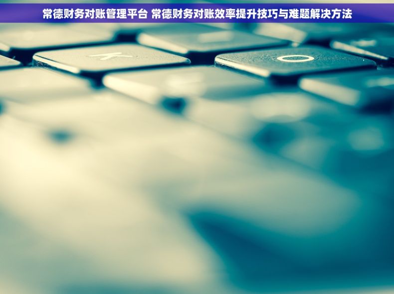 常德财务对账管理平台 常德财务对账效率提升技巧与难题解决方法