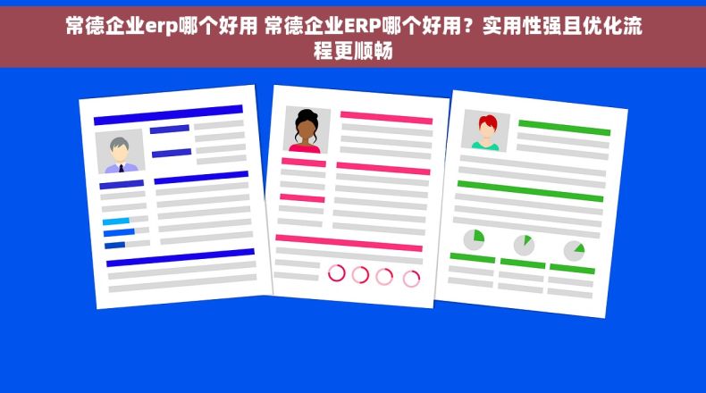 常德企业erp哪个好用 常德企业ERP哪个好用？实用性强且优化流程更顺畅