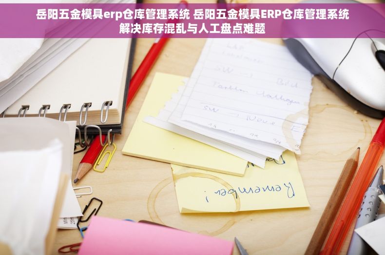 岳阳五金模具erp仓库管理系统 岳阳五金模具ERP仓库管理系统解决库存混乱与人工盘点难题