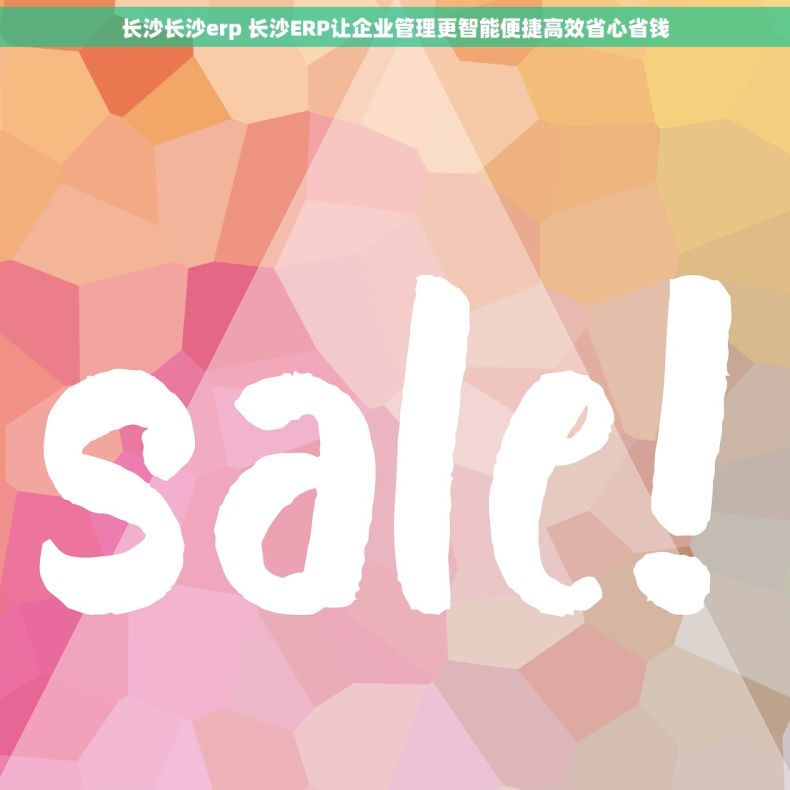 长沙长沙erp 长沙ERP让企业管理更智能便捷高效省心省钱