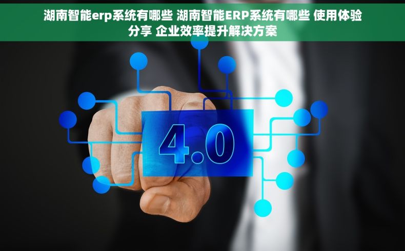 湖南智能erp系统有哪些 湖南智能ERP系统有哪些 使用体验分享 企业效率提升解决方案
