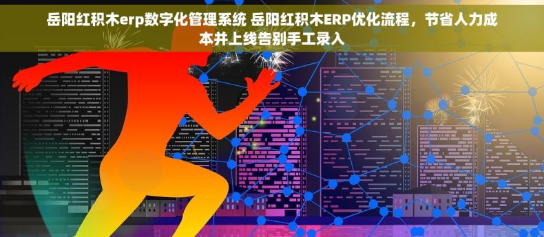岳阳红积木erp数字化管理系统 岳阳红积木ERP优化流程，节省人力成本并上线告别手工录入
