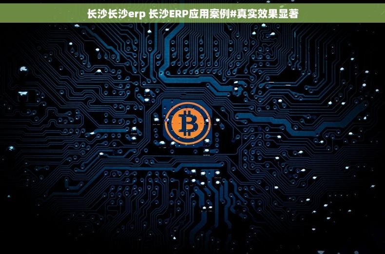 长沙长沙erp 长沙ERP应用案例#真实效果显著