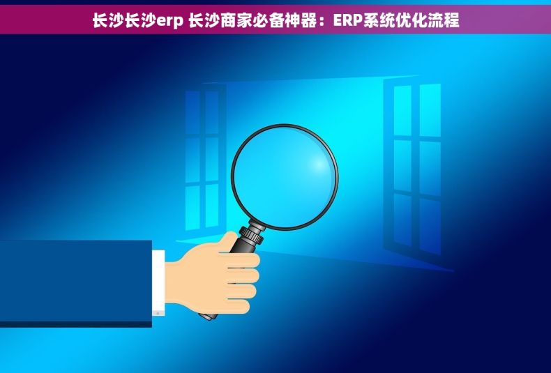 长沙长沙erp 长沙商家必备神器：ERP系统优化流程