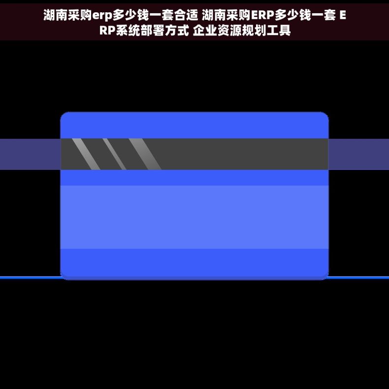 湖南采购erp多少钱一套合适 湖南采购ERP多少钱一套 ERP系统部署方式 企业资源规划工具